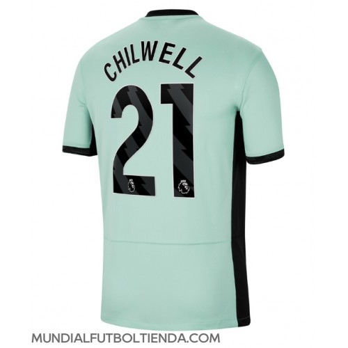 Camiseta Chelsea Ben Chilwell #21 Tercera Equipación Replica 2023-24 mangas cortas